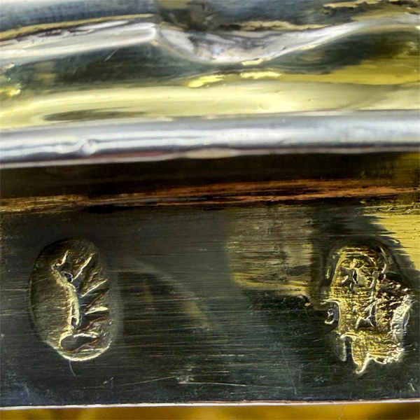 Latvian 18th century silver gilt cup and cover, c.1740 by Georgs Fridrihs Gronavs, c.1740. - image 6