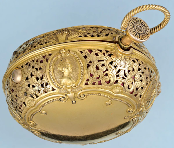 Early Triple Cased Gold Quarter Repeater - image 4