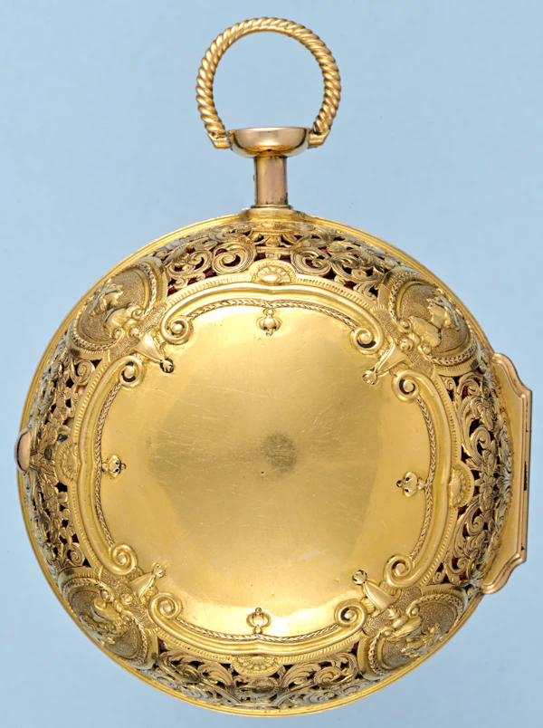 Early Triple Cased Gold Quarter Repeater - image 11
