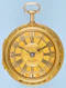 Gold Champleve Dial Quarter Repeating Repousse - image 2