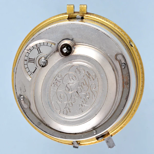 Gold Champleve Dial Quarter Repeating Repousse - image 7