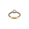 18ct Gold Emerald Cut Diamond Trilogy Ring Spectrum Antiques - image 1