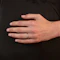 18ct Gold Emerald Cut Diamond Trilogy Ring Spectrum Antiques - image 2