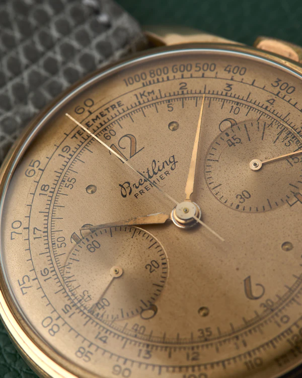 Breitling Premier Ref. 781 Vintage Chronograph 18K Rose Gold - image 8
