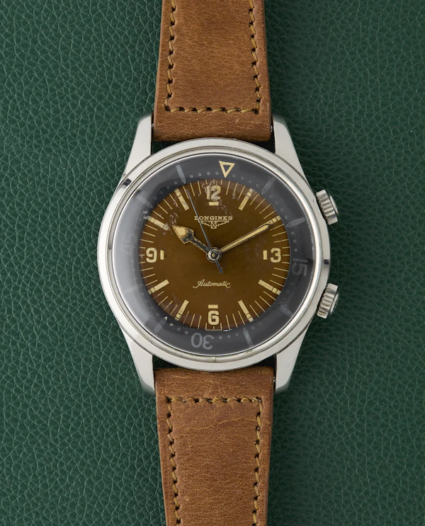 Longines Legend Diver Ref. 7150-2 Two-Crown Tropical Diver - image 1