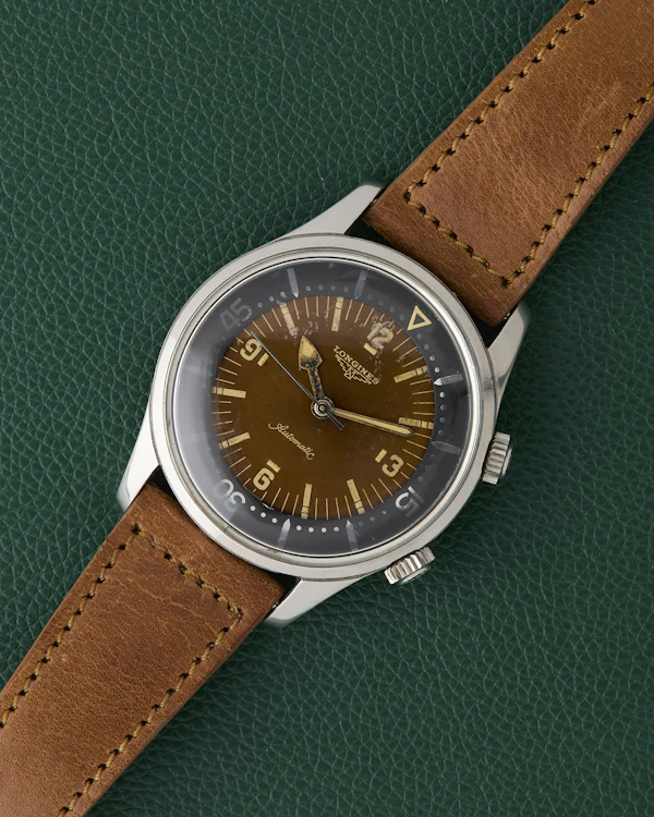 Longines Legend Diver Ref. 7150-2 Two-Crown Tropical Diver - image 3