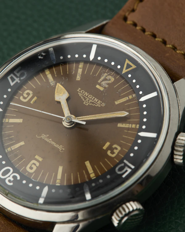 Longines Legend Diver Ref. 7150-2 Two-Crown Tropical Diver - image 8