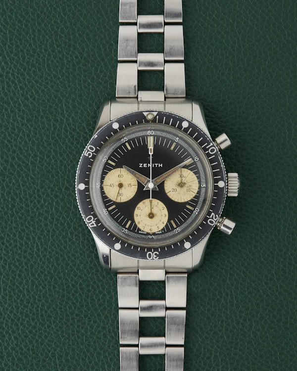 Zenith Sub Sea Diver Ref. A277 Gay Freres Ladder Bracelet 1969 - image 1
