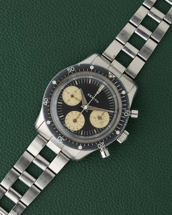 Zenith Sub Sea Diver Ref. A277 Gay Freres Ladder Bracelet 1969 - image 3