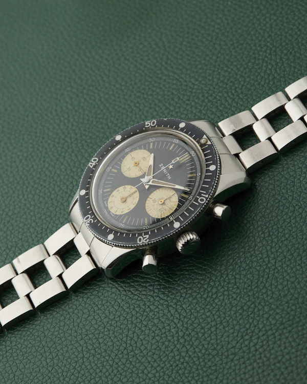 Zenith Sub Sea Diver Ref. A277 Gay Freres Ladder Bracelet 1969 - image 6