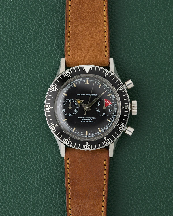 Nivada Grenchen Chronomaster Aviator Sea Diver Reference 1837 M 8222 - image 1