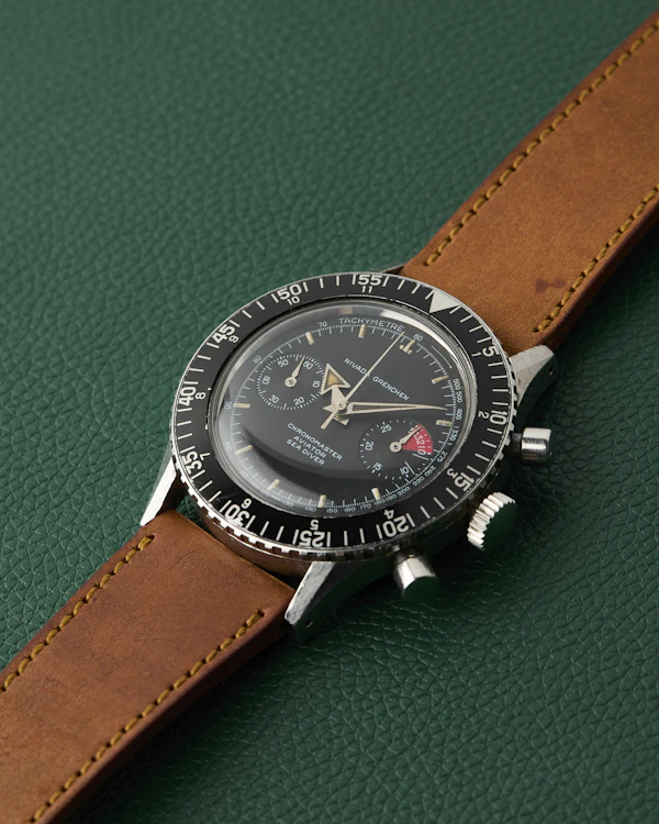Nivada Grenchen Chronomaster Aviator Sea Diver Reference 1837 M 8222 - image 6