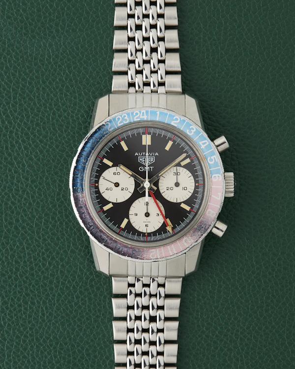 Heuer Autavia GMT Ref. 2446C MK2 Pepsi Vintage Chronograph - image 1