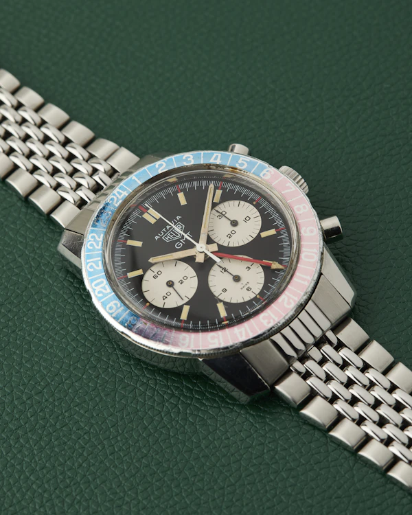 Heuer Autavia GMT Ref. 2446C MK2 Pepsi Vintage Chronograph - image 7