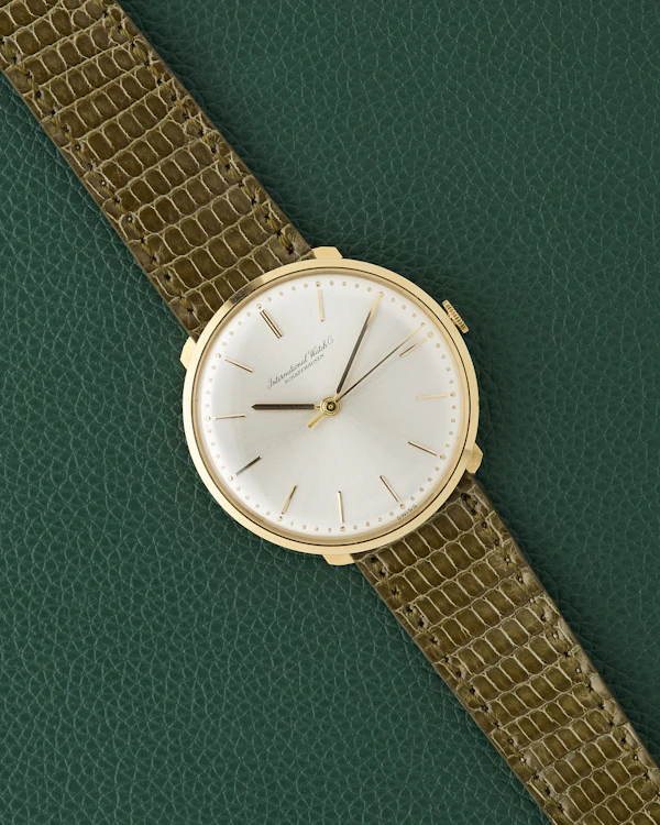 IWC Ultra Thin Ref. 1210 Yellow Gold 18K Vintage Dress Watch - image 2
