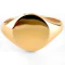 1913 Oxford Gold Signet Ring - Saddingtons Jewellery Stand 375 - image 1