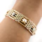 Edwardian Gold Pearl & Diamond Bracelet - Saddingtons Jewellery Stand 375 - image 1