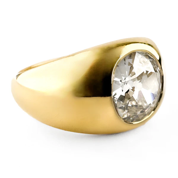 2.16ct Diamond Single Stone Gypsy Ring - Saddingtons Jewellery Stand 375 - image 2