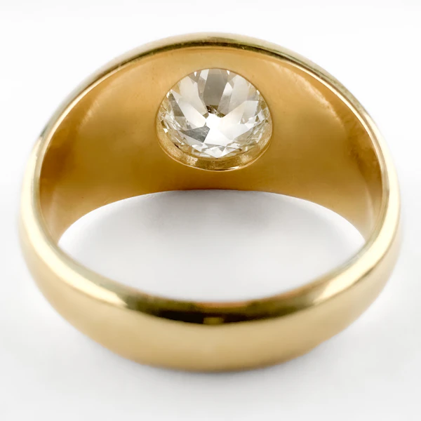 2.16ct Diamond Single Stone Gypsy Ring - Saddingtons Jewellery Stand 375 - image 3