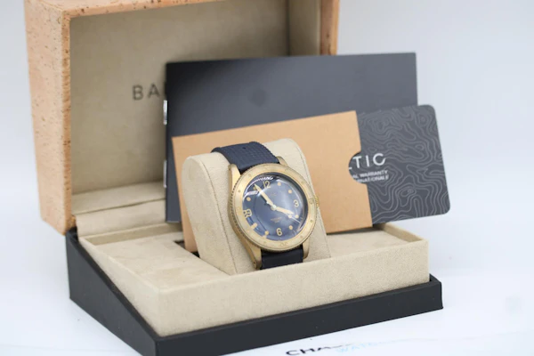 Baltic Aquascaphe Bronze Blue Gilt - image 3