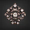 Victorian silver on gold brooch/ pendent - image 4