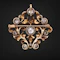 Victorian silver on gold brooch/ pendent - image 2
