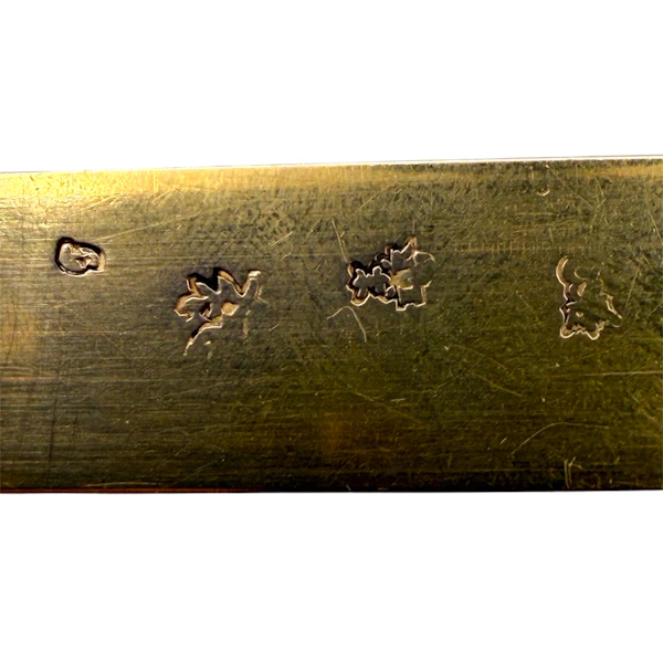 18th century french gold and mother of pearl letter opener, c.1790. - image 3