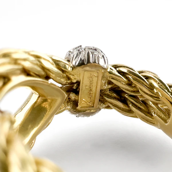 Kutchinsky Diamond Rope Knot Ring - Saddingtons Jewellery Stand 375 - image 5