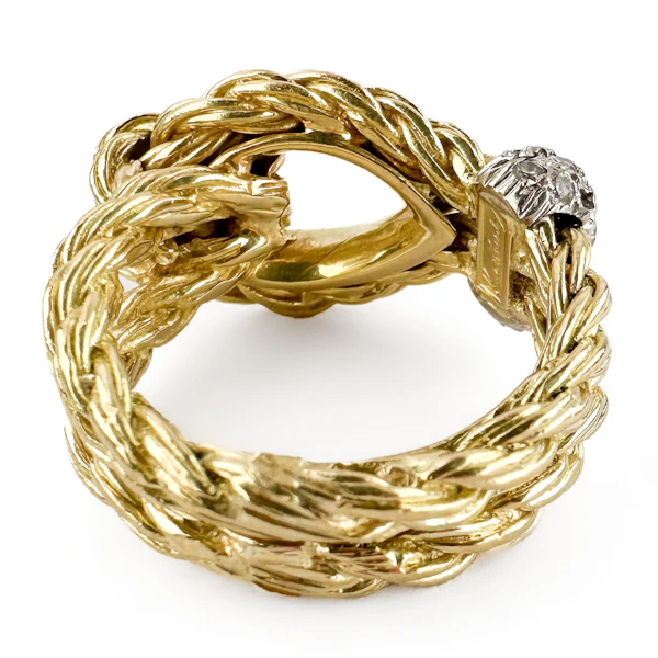 Kutchinsky Diamond Rope Knot Ring - Saddingtons Jewellery Stand 375 - image 3
