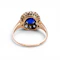 Victorian Kashmir Sapphire, Diamond and Gold Cluster Ring, Circa 1890 - image 6