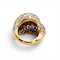 Vintage Van Cleef and Arpels Diamond and Gold Double Bombé Ring, Circa 1980 - image 6