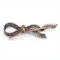 Antique Diamond and Silver Upon Gold Bow Brooch, Circa 1850 - image 7