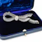 Antique Diamond and Silver Upon Gold Bow Brooch, Circa 1850 - image 6