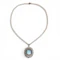 Belle Époque Grand Duchess Alexandra of Mecklenburg-Schwerin Aquamarine, Diamond, Ruby, Pearl Pendant Necklace, Circa 1905 - image 6
