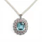 Belle Époque Grand Duchess Alexandra of Mecklenburg-Schwerin Aquamarine, Diamond, Ruby, Pearl Pendant Necklace, Circa 1905 - image 5