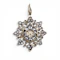 Victorian Hunt & Roskell Pearl Diamond Silver and Gold Brooch-Cum-Pendant, Circa 1895 - image 5