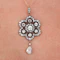 Victorian The Goldsmiths & Silversmiths Ltd. Diamond and Silver Upon Gold Brooch Cum Pendant, Circa 1890 - image 4