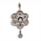 Victorian The Goldsmiths & Silversmiths Ltd. Diamond and Silver Upon Gold Brooch Cum Pendant, Circa 1890 - image 6
