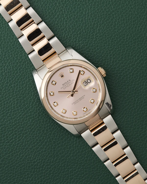 Rolex DateJust Ref. 116201 Salmon Dial Diamonds Full Set 2015 - image 2