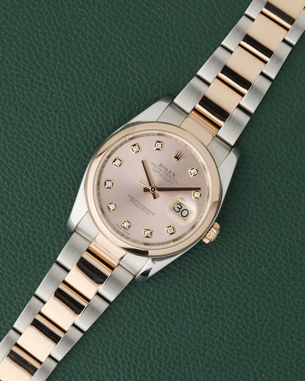 Rolex DateJust Ref. 116201 Salmon Dial Diamonds Full Set 2015 - image 3