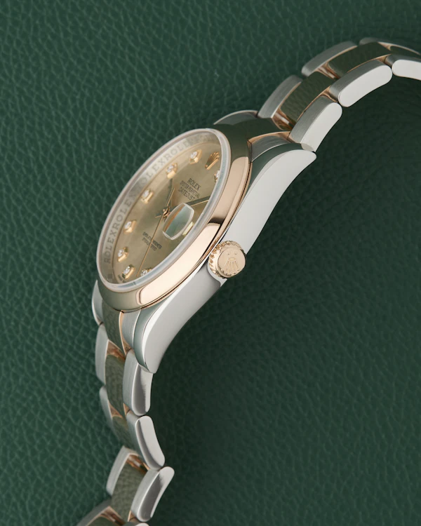 Rolex DateJust Ref. 116201 Salmon Dial Diamonds Full Set 2015 - image 4