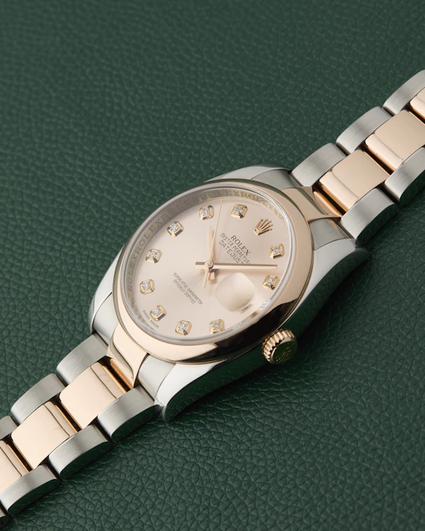 Rolex DateJust Ref. 116201 Salmon Dial Diamonds Full Set 2015 - image 6
