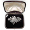 Antique Diamond and Silver Upon Gold Trembling Brooch, Circa 1880, 12.50 Carats - image 5