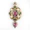 Victorian Holbeinesque Multi-Gem Pendant - Saddingtons Jewellery Stand 375 - image 2