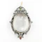 Victorian Rock Crystal & Multi-gem Locket Pendant - Saddingtons Jewellery Stand 375 - image 2