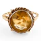 Edwardian Citrine Solitaire Ring - Saddingtons Jewellery Stand 375 - image 2