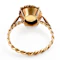 Edwardian Citrine Solitaire Ring - Saddingtons Jewellery Stand 375 - image 4