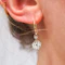 Antique Old-Cut Diamond Platinum And Gold Earrings, 2.60 Carat, Circa 1910 - image 4