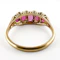 Edwardian 5 Stone Burma Ruby Ring - Saddingtons Jewellery Stand 375 - image 4