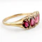 Edwardian 5 Stone Burma Ruby Ring - Saddingtons Jewellery Stand 375 - image 3